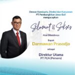 PJB Group Ucapkan Selamat kepada Darmawan Prasodjo sebagai Dirut PT PLN (Persero)