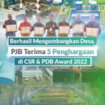 Berhasil Kembangkan Desa, PJB Terima 5 Penghargaan di CSR&PDB Award 2022