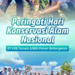 Peringati Hari Konservasi Alam Nasional, PT PJB Tanam 5000 Pohon Balangeran