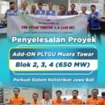Penyelesaian Proyek Add-ON PLTGU Muara Tawar Blok 2,3,4 (650 MW), memperkuat Kelistrikan Jawa-Bali