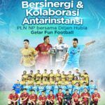 Bersinergi & Kolaborasi antar Instansi, PLN NP bersama Ditjen Hubla Gelar Fun Football