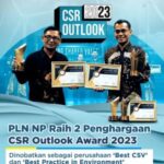 PLN NP Raih 2 Penghargaan CSR Outlook Award 2023, 'Best CSV' dan 'Best Practice in Environment'