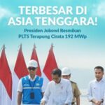 Terbesar di Asia Tenggara! Presiden Jokowi Resmikan PLTS Terapung Cirata 192 MWp
