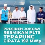 Presiden Jokowi Resmikan PLTS Terapung Cirata 192 MWp