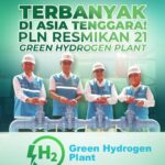 Terbanyak di Asia Tenggara! PLN Resmikan 21 Green Hydrogen Plant