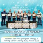 Inovasi Sosial Terbaik di Sektor ESDM, PLN NP Raih Penghargaan Energy & Mining Editor Society (E2S) Award 2023